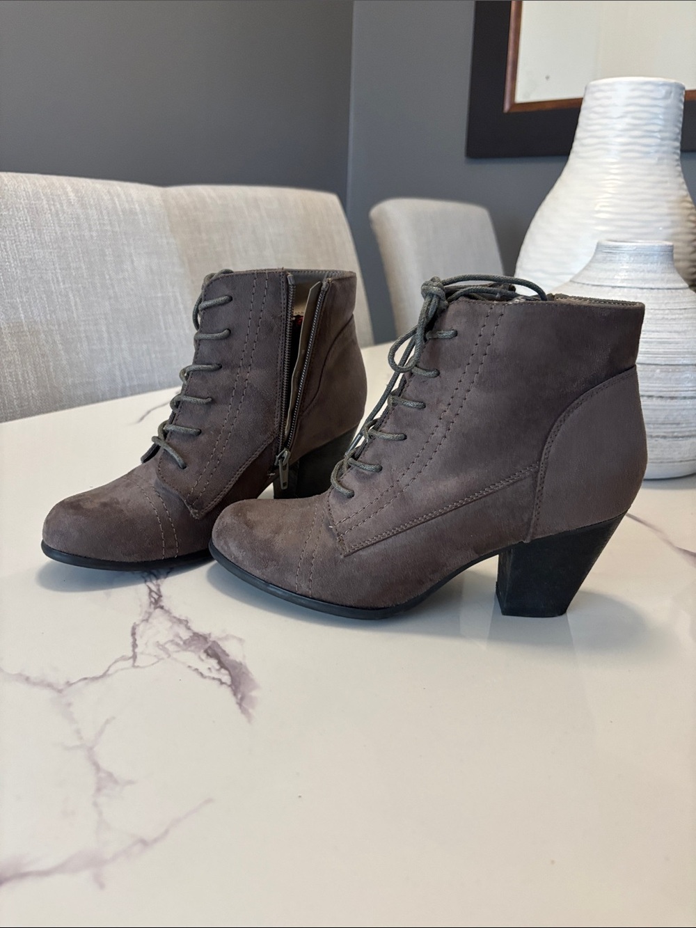 Alberto Ankle Suede Boots